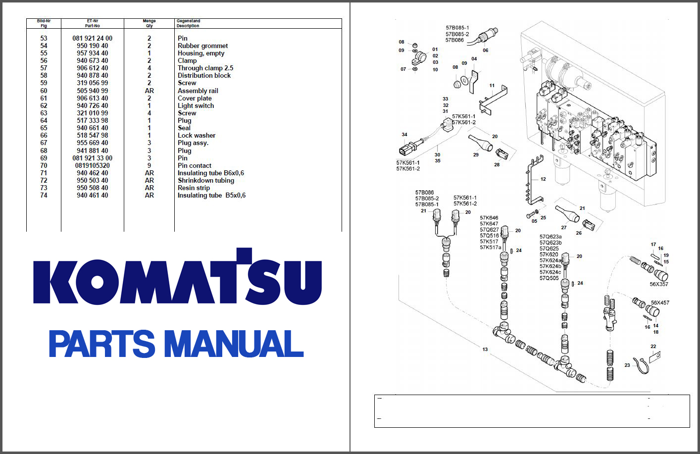 Komatsu Pc 200 Parts Manual
